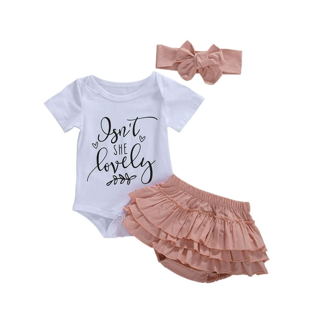 Newborn Baby Girl Summer Clothes Daddy's Princess Romper Jumpsuit 3PCS Outfits Newborn Baby Girl Summer Clothes Daddy's Princess Romper Jumpsuit 3PCS Outfits
